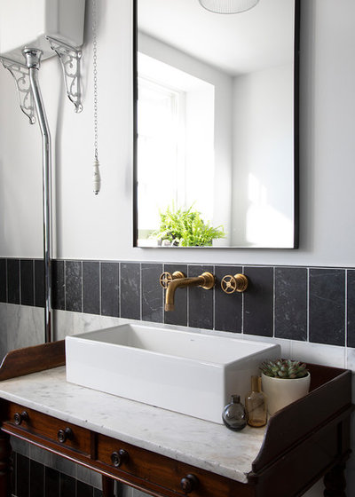 Transitional Bathroom by Run for the Hills