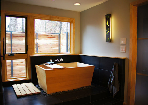 Восточный Ванная комната by Zen Bathworks
