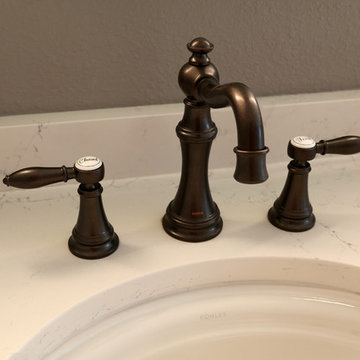 Oil Rubbed Bronze Faucet with French Detailing