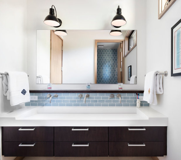 Transitional Bathroom by Hills & Grant