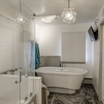 Old Becomes Huge New Bathroom Oasis - Millersville, PA