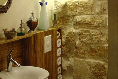 Tuscan bathroom photo in Other