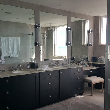 Onyx Master Vanity with Large Island in SandKey Clearwater Beach