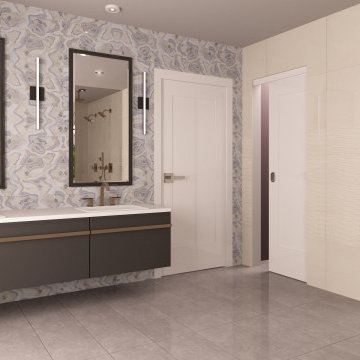 Open Concept Bathroom