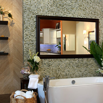Open Concept Bathroom in El Segundo, CA.