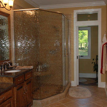 Open Master bathroom