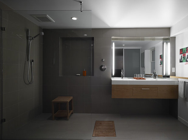 Modern Bathroom by AT6 Design Build