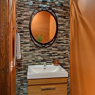 75+ Badezimmer mit oranger Wandfarbe Ideen & Bilder - April 2021 | Houzz DE