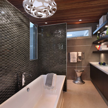 Orange County stunning master bath