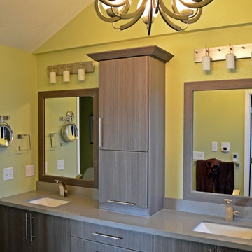 Organic Contemporary Master Bathroom Remodel in Arvada