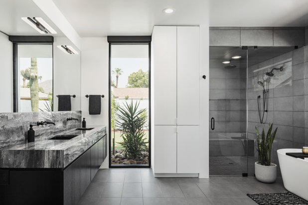 Modern Bathroom by WeBuild Residential