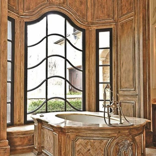 75+ Badezimmer mit brauner Wandfarbe und braunem Boden Ideen & Bilder