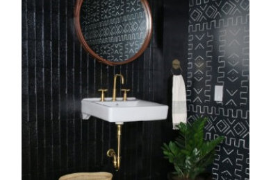 ニューオリンズにあるコンテンポラリースタイルのおしゃれな浴室の写真