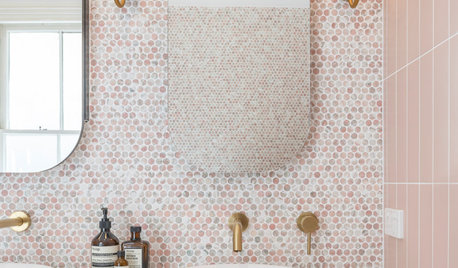Room of the Week: A Bathroom and Wardrobe That Are Pretty in Pink