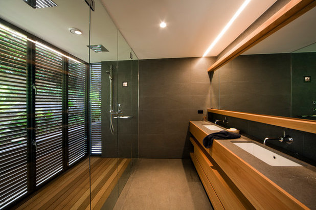 Contemporary Bathroom by justin long design