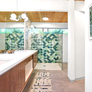 Palm Springs Eichler Filled with Tile