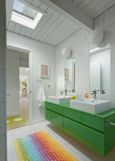 Midcentury Bathroom by Yama Architecture