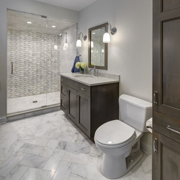 Park RIdge Bathrooms Project with Amazing Tile Work