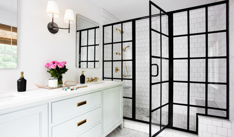 10 Reasons to Embrace Black-Framed Shower Doors