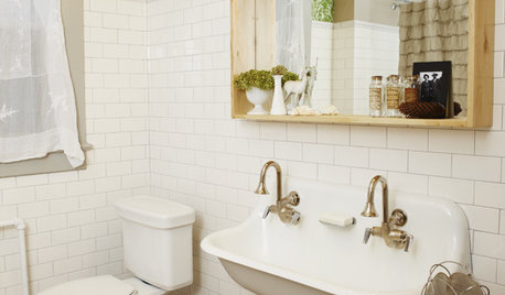 Small-Bathroom Secret: Free Up Space With a Wall-Mounted Sink