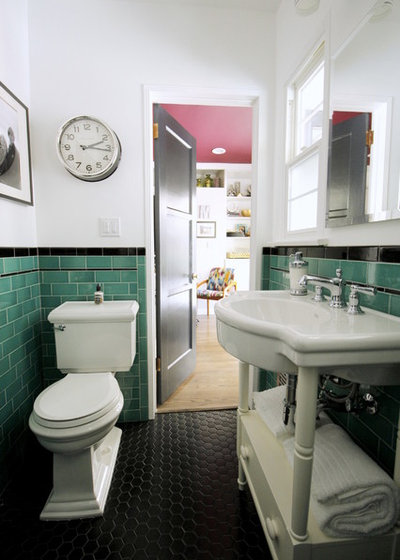 Traditional Bathroom by The Property Sisters