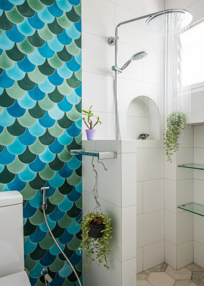 Eclectic Bathroom by Free Space Intent