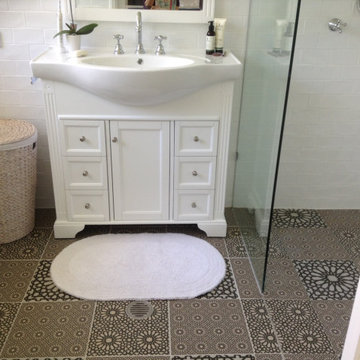 Pattern Tile Bathroom Renovation