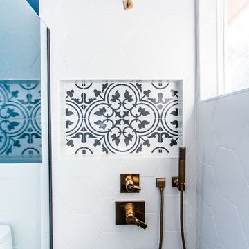 Patterned Bathroom Remodel