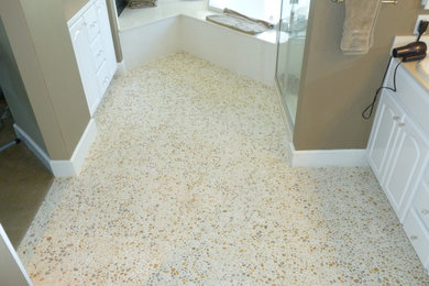 Pebble Mosaic Master Bathroom Floor