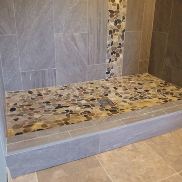 Pebble Shower Floor in Chanhassen, MN