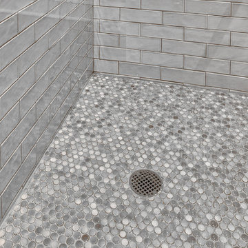 Penny Tile Guest Shower