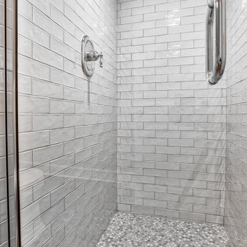 Penny Tile Guest Shower