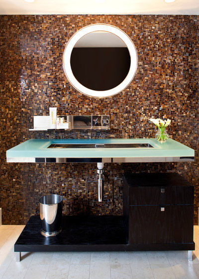 Contemporary Bathroom by Design Milieu