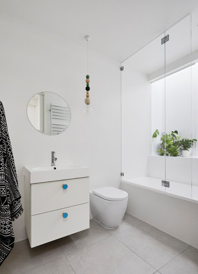 Scandinavian Bathroom by NORTHBOURNE Architecture + Design