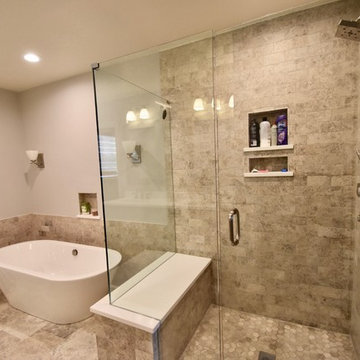 Modern-Transitional Master Bathroom Remodel- Littleton
