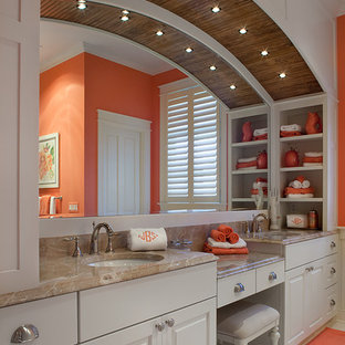 75+ Maritime Badezimmer mit rosa Wandfarbe Ideen & Bilder - August 2021