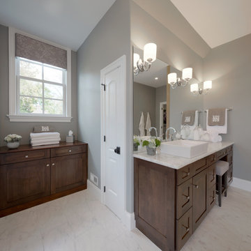 Philadelphia Magazine Design Home Master Bathroom in Wyndmoor