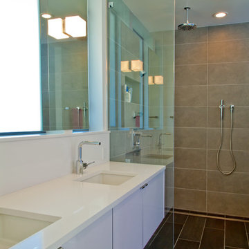 Phinney Ridge Modern bathroom