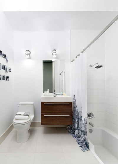 Industrial Bathroom by Rad Design Inc