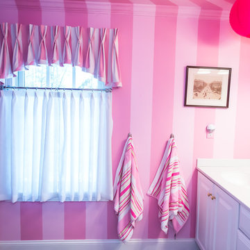 Pink and white Bath