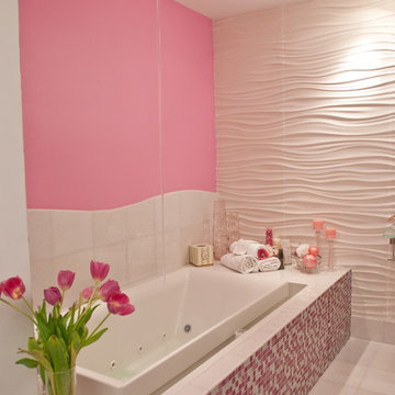 Pink Glitter Bathroom