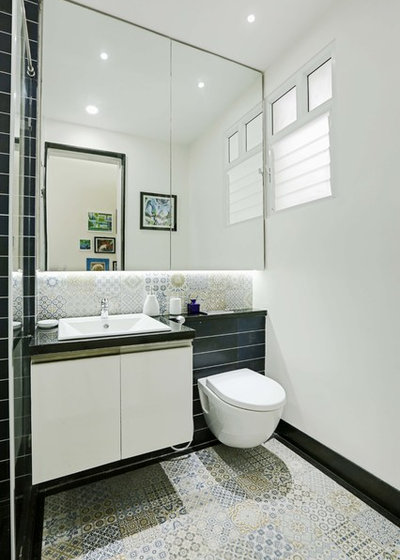 Indian Bathroom by SENSCAPE architects pvt ltd