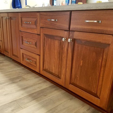 Poplar with Traditional Cherry Stain