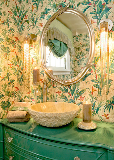 Eclectic Bathroom by Cynthia Mason Interiors