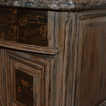 Powder Bath Room - Cabinets