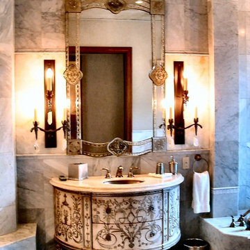 Powder Room in Florida Vacation Home