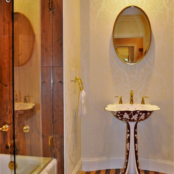 Powder Room in Historic Home