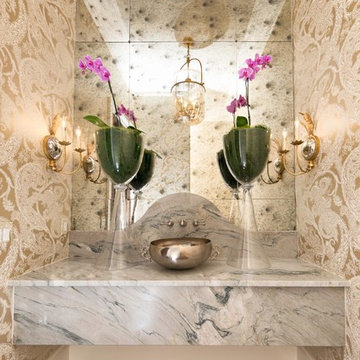 Powder Room - Mike Ford Custom Homes - Witherspoon Parade Model
