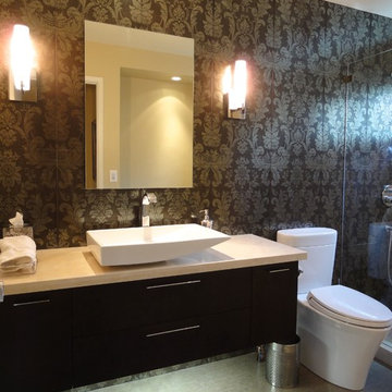 Powder Room Remodel in Cupertino