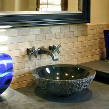 Powder Room Rock Sink